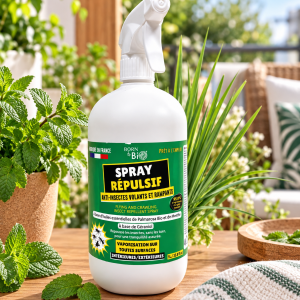 Spray Répulsif Naturel Insectes – 1L