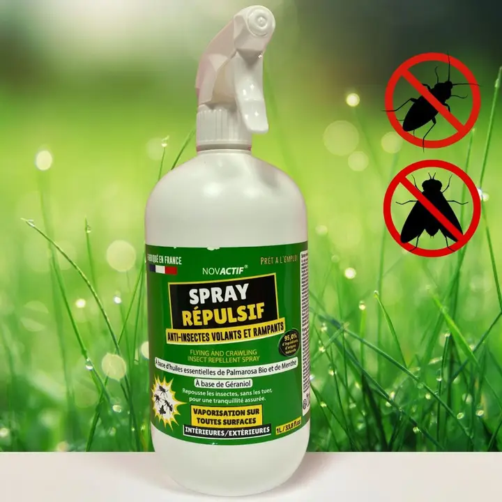 Spray Répulsif Naturel Insectes - 1L