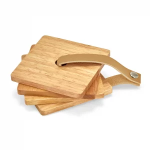 Set de 4 Dessous de Verre en Bois