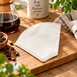 Filtre À Café Réutilisable en Coton Bio