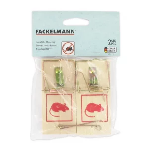 Pack de 2 Pièges à Souris en Bois Ecologique