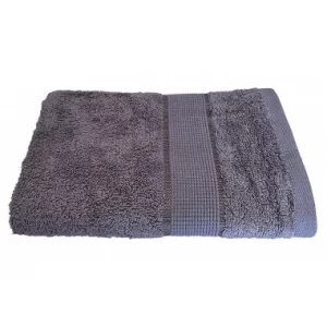Serviette Bambou Uni Anthracite – Visage et Mains