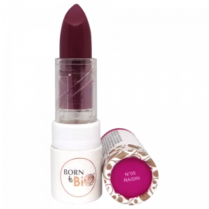 Rouge à Lèvres Brillant Bio  – N°5 Raisin 3,5g