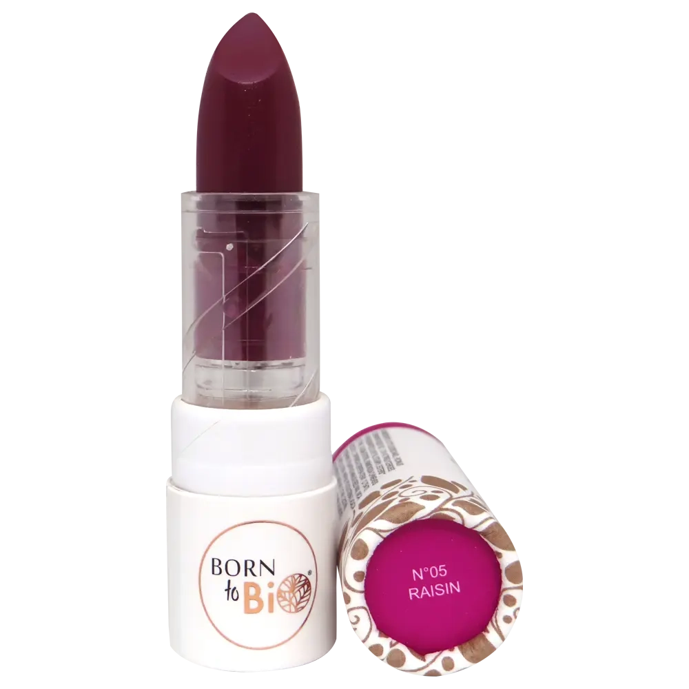 Rouge à Lèvres Brillant Bio  - N°5 Raisin 3,5g