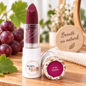 Rouge à Lèvres Brillant Bio – Raisin 3,5g