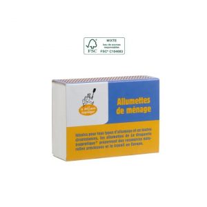 1 Boîte de 100 Allumettes Écologiques