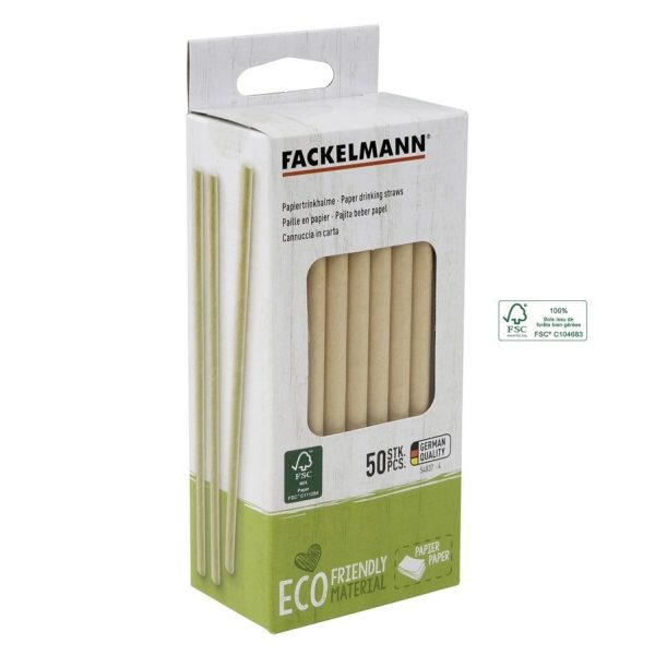 Boite de 50 pailles Ecologiques en Papier – Image 2