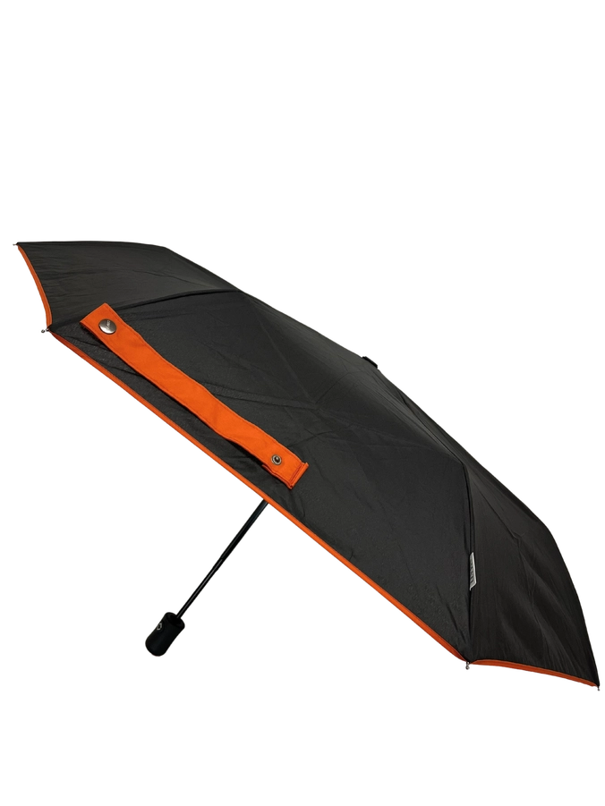 Petit Parapluie Ecologique Automatique Orange – Image 2