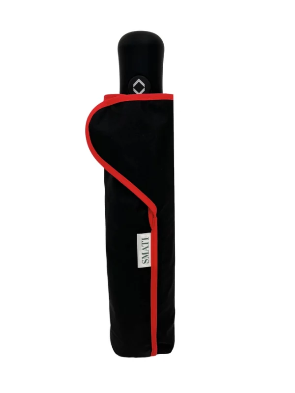 Petit Parapluie Ecologique Automatique Rouge – Image 3