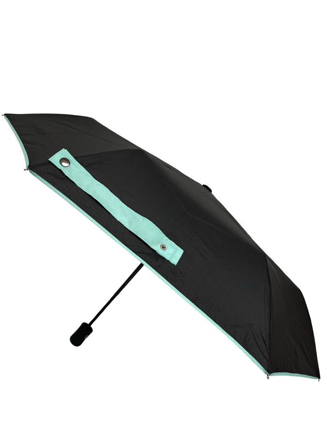 Petit Parapluie Ecologique Automatique Turquoise – Image 2