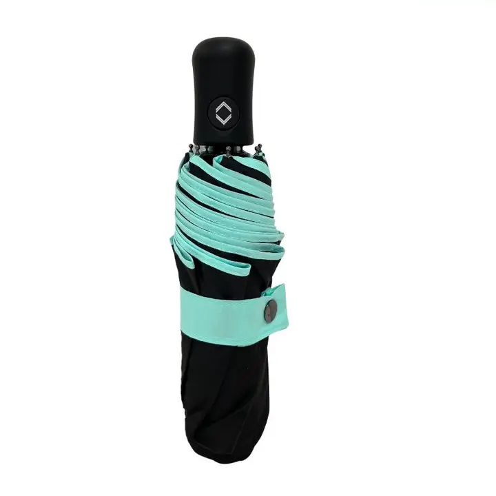 Petit Parapluie Ecologique Automatique Turquoise