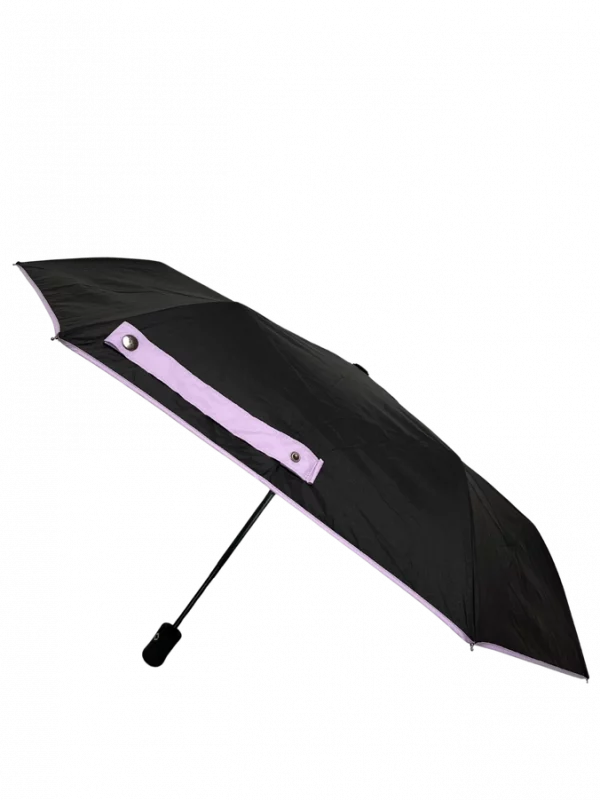 Petit Parapluie Ecologique Automatique Violet – Image 2