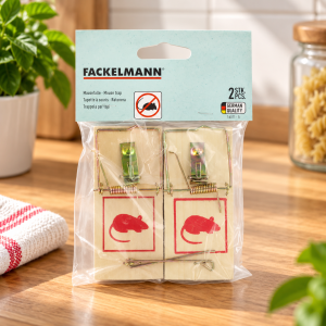 Pack de 2 Pièges à Souris en Bois Ecologique