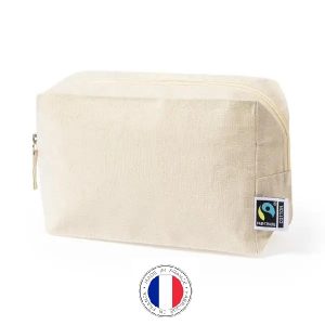 Trousse De Toilette en Coton Naturel
